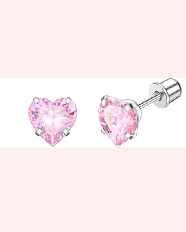 Love pink stud